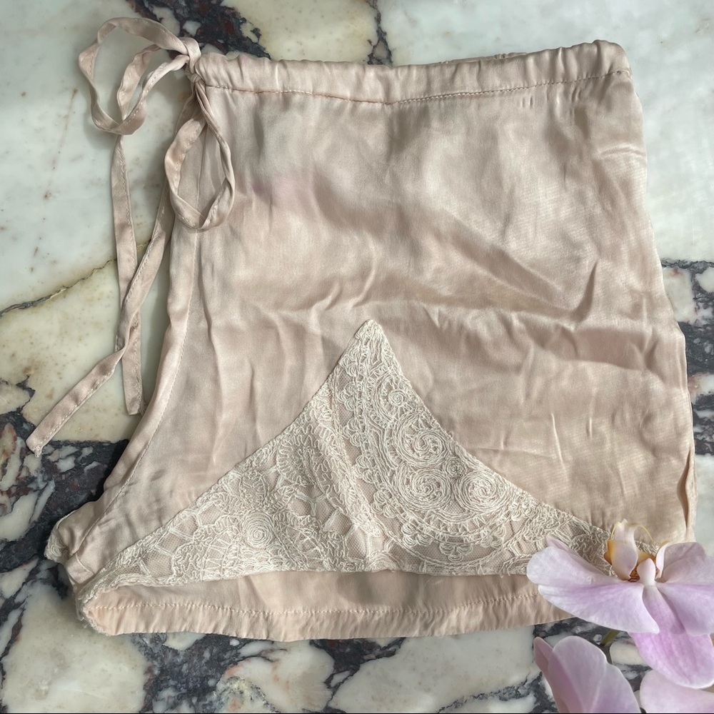 Olia Zavozina Silk Lace Pajamas